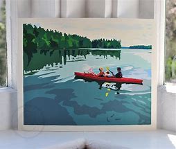 Image result for Lake Wall Art