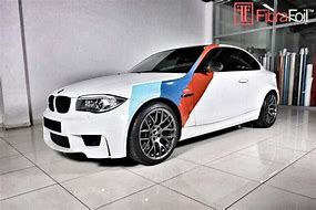 Image result for Wrapped BMW 1 Series Cream