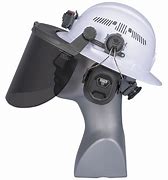 Image result for Full Brim Hard Hat Face Shield