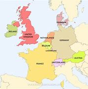 Image result for Western Europe Country Map