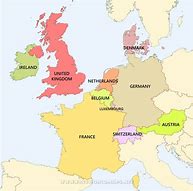 Image result for Western Europe Countries Map