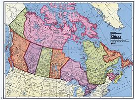 Image result for Canada Administrative Map