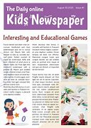 Image result for Newspaper Article KS1