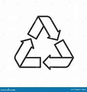 Image result for Recycling Logo Outline