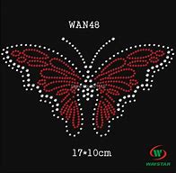 Image result for Butterfly Rhinestone Iron On Transfers