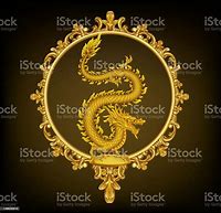 Image result for Golden Dragon in Circle