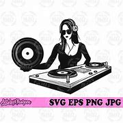 Image result for Female DJ SVG