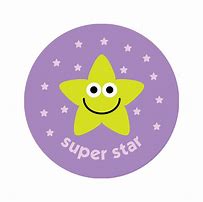 Image result for Large Sivler Star Stickers