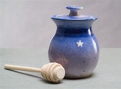 Image result for Clay Honey Pot