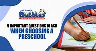 Image result for Preschool Questions