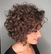 Image result for Inverted Bob's for Grey Curly Hair