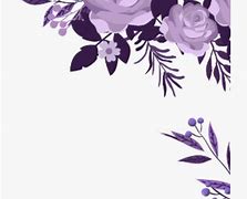 Image result for Purple Flower Line Border