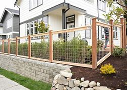 Image result for Wood Hog Wire Fence Gate