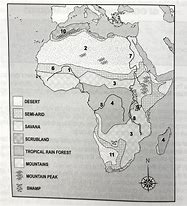 Image result for Physical Map of Africa Quizlet