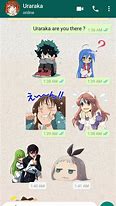 Image result for Anime Whats App Stickers