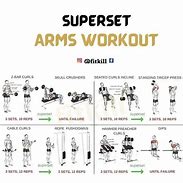 Image result for Superset Arms Workout