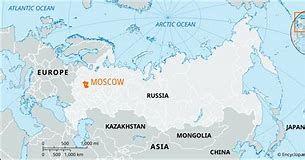 Image result for Moscow Russia On World Map