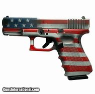 Image result for 9Mm Glock with American Flag