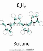 Image result for C4H10 Molecule