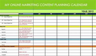 Image result for Marketing Plan Spreadsheet Template