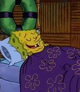 Image result for Grumpy Spongebob in Bed