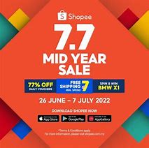 Image result for Shopee 7.7 Sale