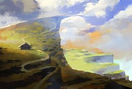 Image result for Surreal Landscape Painting