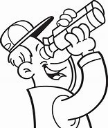 Image result for Looking with Binoculars Cartoon