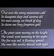 Image result for Misty Mountains Full Song