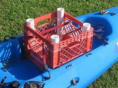 Image result for Kayak Fishing Milk Crate