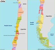 Image result for Map of Chile with Regions