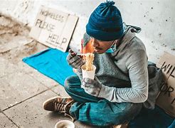 Image result for Homeless Eating