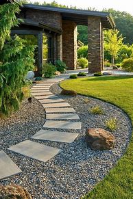 Image result for Garden Gravel Pathway