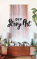 Image result for Wall Art Pins String