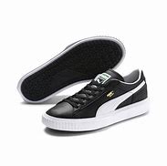 Image result for Black Puma Lace Flower Sneakers