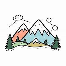 Image result for A Drawing of a Mountain