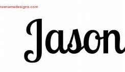 Image result for Jason in Cursive Letters