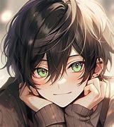 Image result for Anime Boy with Green Eyes