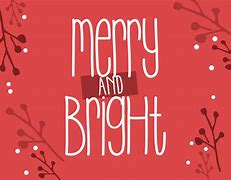 Image result for Merry and Bright Clip Art