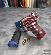 Image result for Glock 45 in American Flag Finish