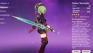 Image result for Xiphos Genshin