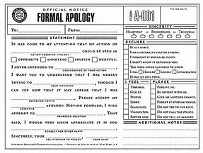 Image result for Apology Meme