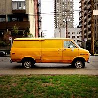 Image result for Yellow Transit Van