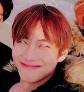 Image result for BTS V Funny Face