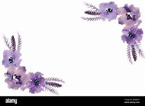 Image result for White Flowers with Purple Clip Art