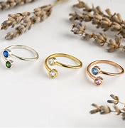 Image result for Two Stone Birthstone Rings