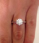 Image result for 1 Carat Engagement Ring On Finger