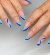 Image result for Blue Nail Designs with Diamonds