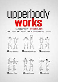 Image result for Upper Body Workout Exercises