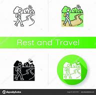 Image result for Hiking Trail Icon